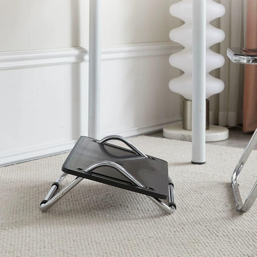 Non-Slip Base Ergonomic Footrest Stool Tilting Function Adjustable Pedal Stool Under Desk Use