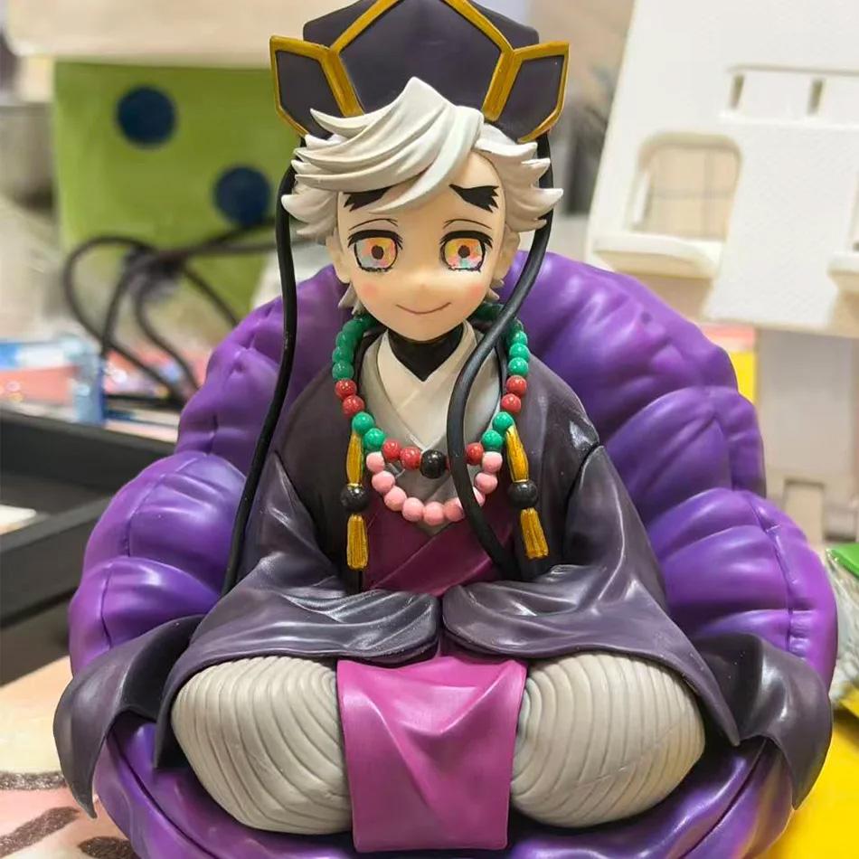 Anime Demon Slayer Yaiba Doma Noodle Stopper Figure Model Collection Action Figurine Toy Christmas Gifts PVC for Kid Friendly Entertaining Fun Play