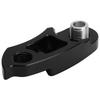 Bike Rear Derailleur Hanger Bicycle Aluminum Tail Hook Extension Extender Bike AccessoryBlack