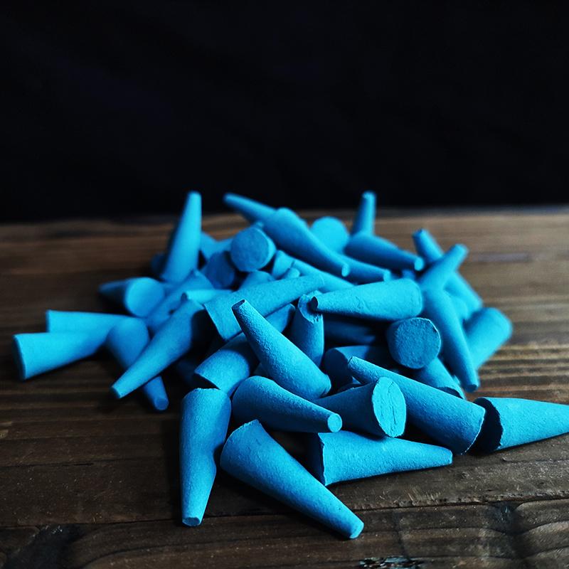 60Pcs/bag Mixed Cones Incense Lavender Sandalwood Anxiety Relief Fragrance Incense Cone for Yoga Meditation Relaxation