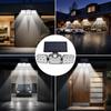 Solar Sensor Light, Outdoor, Separate Type, 3-Light, 138 LEDs, Motion Sensor, Remote Control, IP65 Waterproof, 1200LM High Brightness, 5m Cord,
