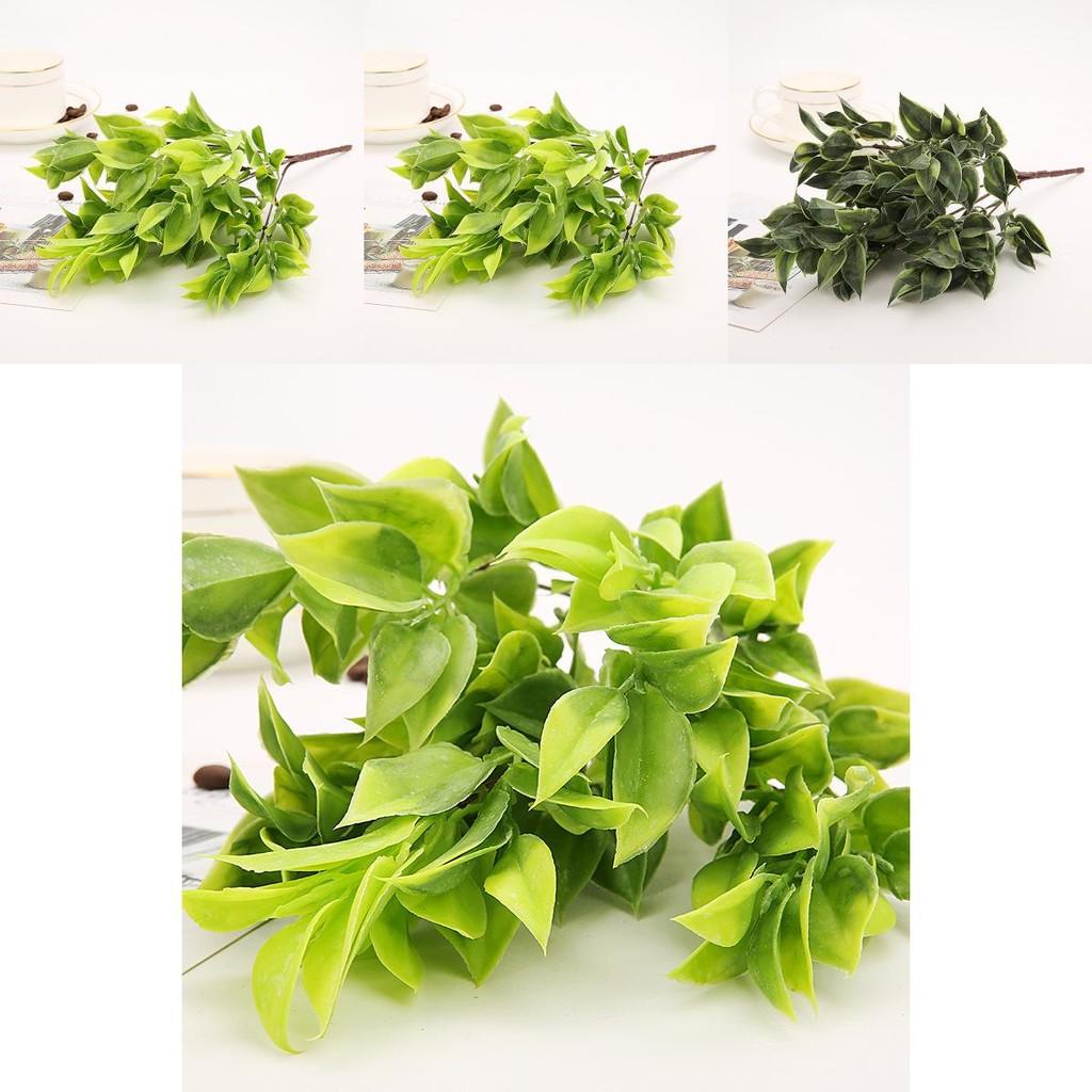 Artificial Green Leaf Plant With Realistic Design For Home Decor And Wedding Arrangements