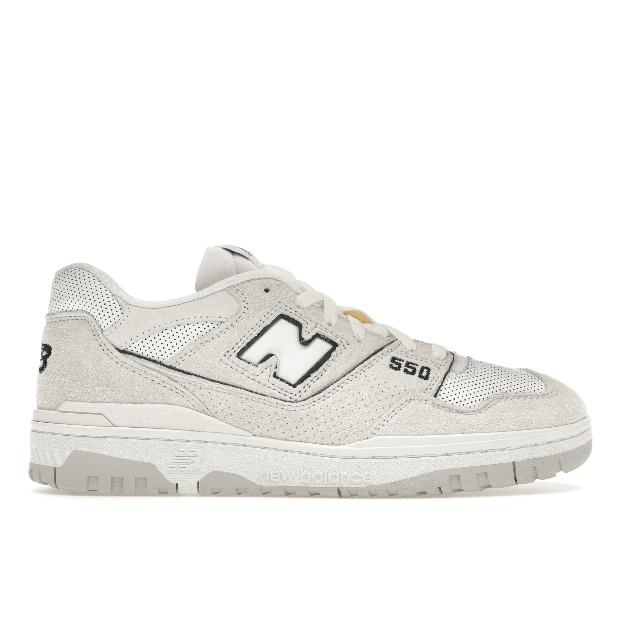 New Balance 550 White Black Unisex BB550PRB 37.5
