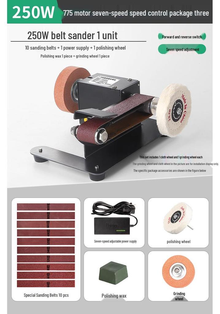 Compact Electric Knife Sharpener & Mini Belt Sander
