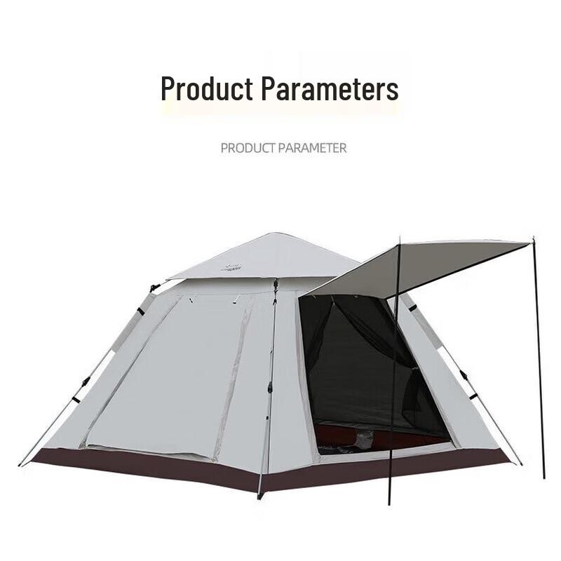 3-4 Person Automatic Quick Setup Camping Tent