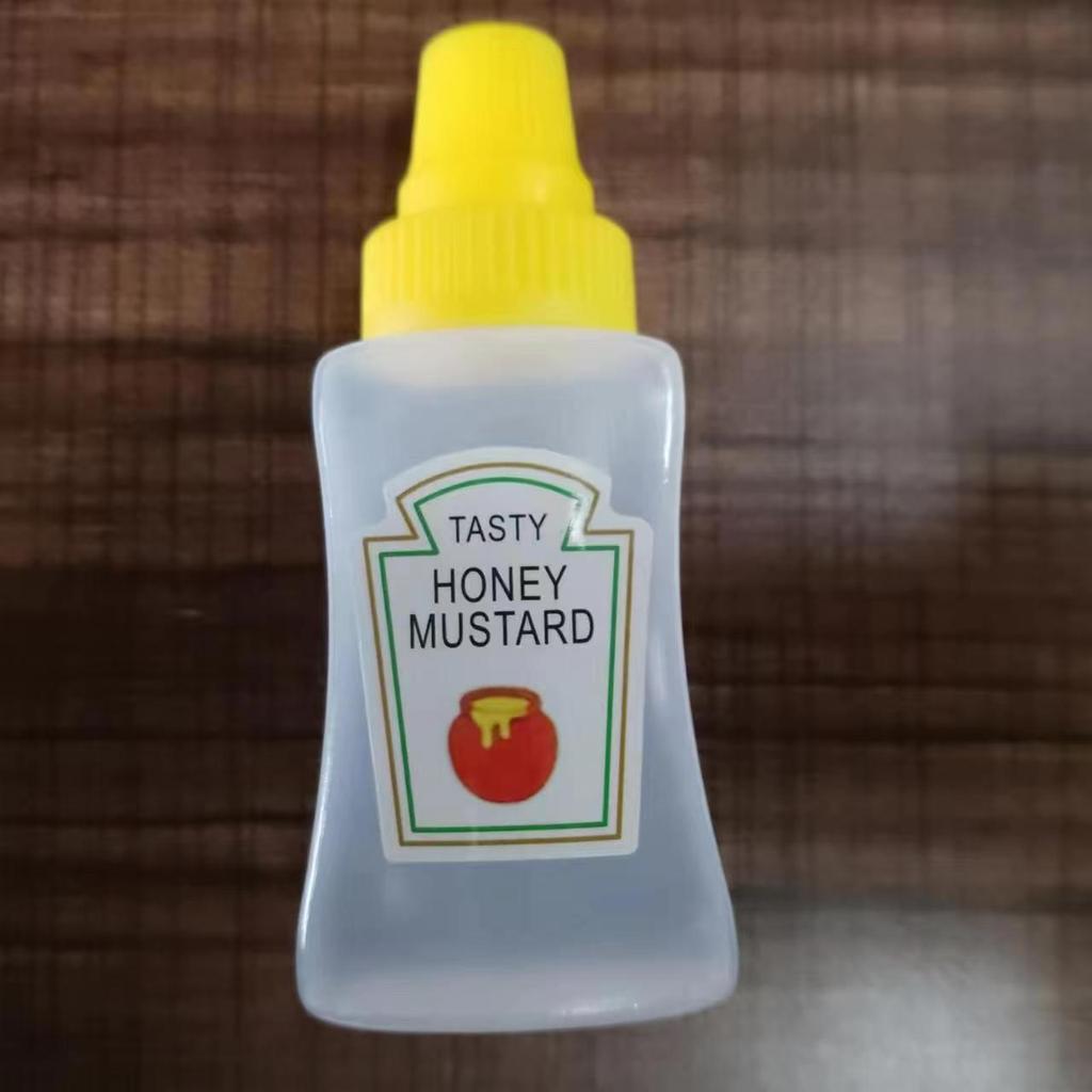 Portable Mini Squeeze Bottle for Tomato Salad Dressing and Honey Dispenser