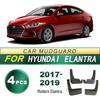 Compatible Mud Flaps for 2017-2019 Hyundai Elantra/Avante - Soft Rubber Guards