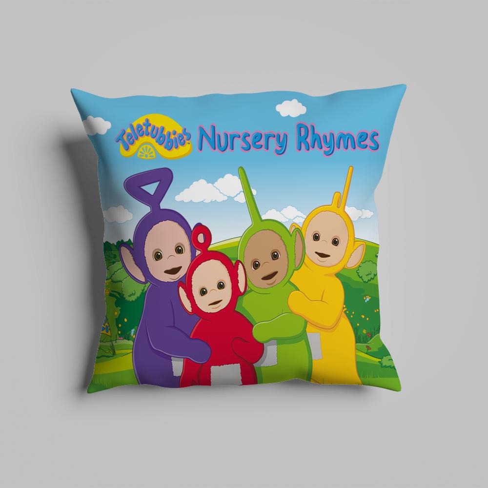 Federa cuscino lussuosa per ufficio domestico, decorativa per divano, cuscini per sedile auto multi-formato, federe cuscino t-Teletubbie-s