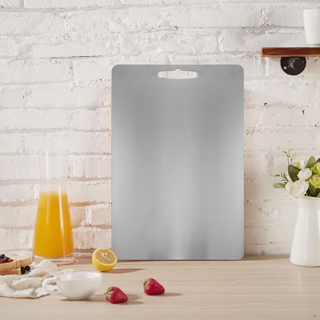 Contemporary Stainless Steel Heavy Duty Cutting Board for Modern For Homes
