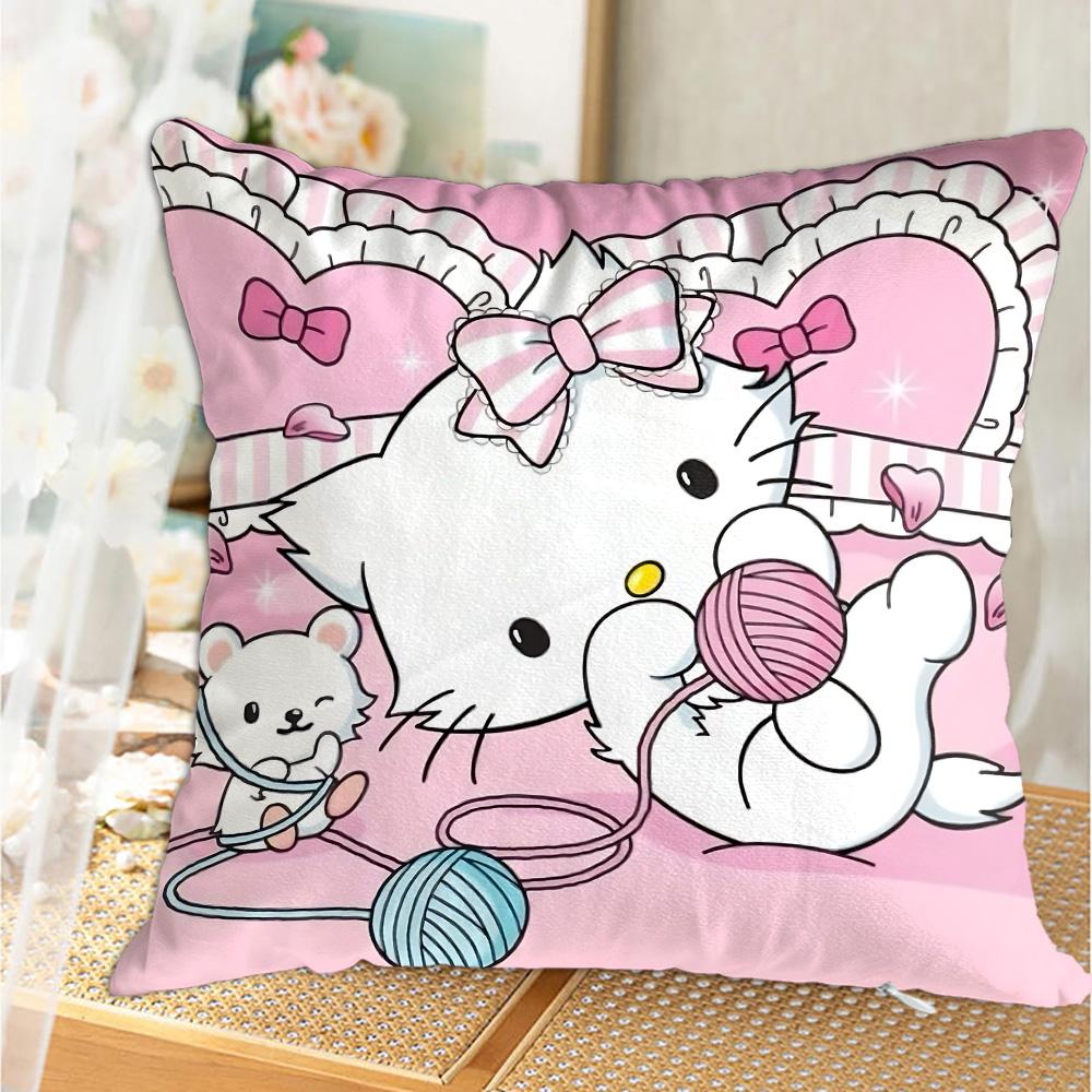 Kawaii C-Charmmy Kittyes Cushions For Decorative Sofa Cushion Covers Room Decorating Items Gifts Decoration Home