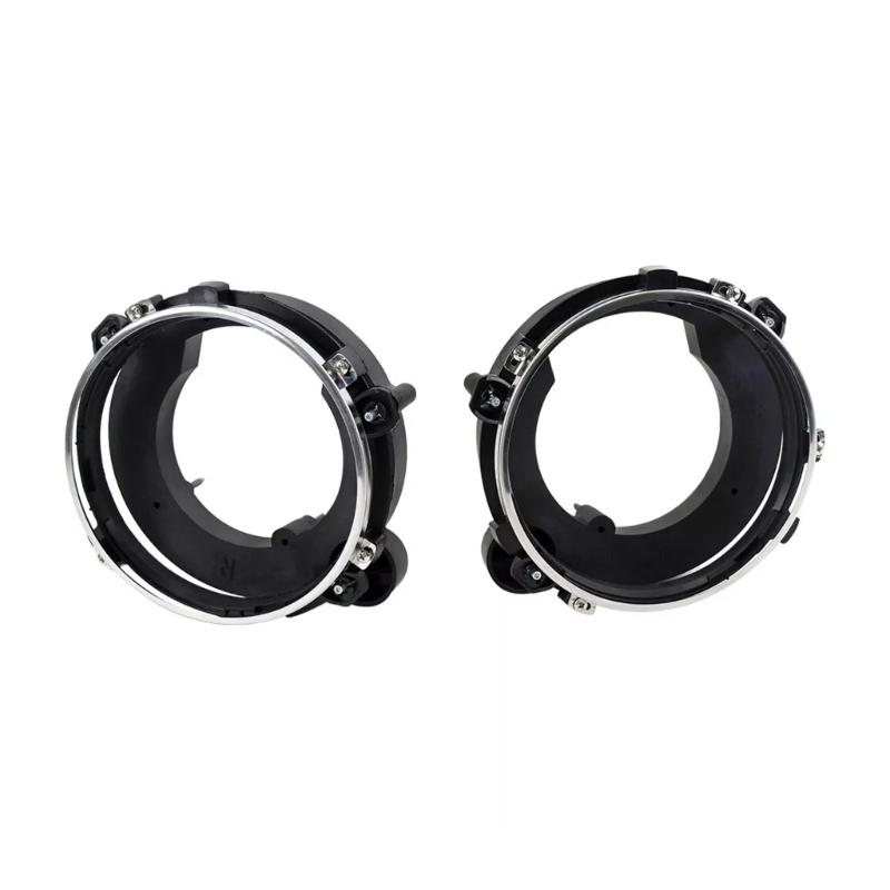 

1 Pair Headlight Bulb Brackets Buckets for 1997-2006 110383 110384 Replacement Part Accessories Black 1