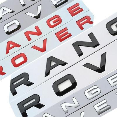 Range Rover Sport Evoque İçin Krom Araba Stil Bagaj Logo Harfleri Amblem Rozet Etiket Kapağı