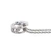 White Clover Hangingyodon 40th Anniversary Ladies Necklace Dancing Stone Sanrio Characters Silver 925 Surgical Stainless Steel 316L Cubic Zirconia