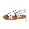Summer Fashion Women 2026 Round Toe Comfortable Non-slip Plus Size Shoes for Women 36-43 Flats Women Sandals