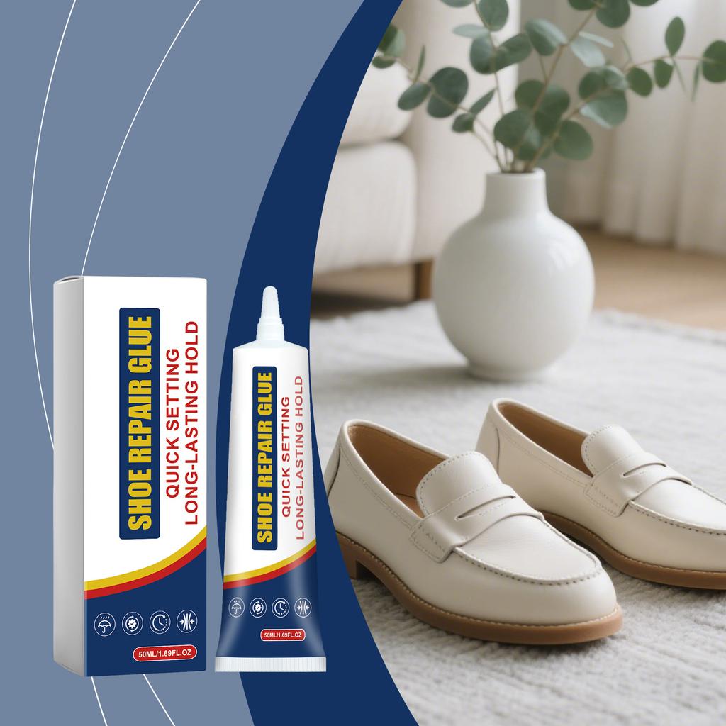 Jakehoe Shoe Glue, 0ml - Strong Adhesive for Leather, Rubber, Plastic, Quick Dry Shoe Fix
