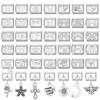 Y2K Heart Bow Knot Star Moon Butterfly Zircon Daisy Cross Italian Charm Links Fit 9mm Stainless Steel Bracelet DIY Making Gifts