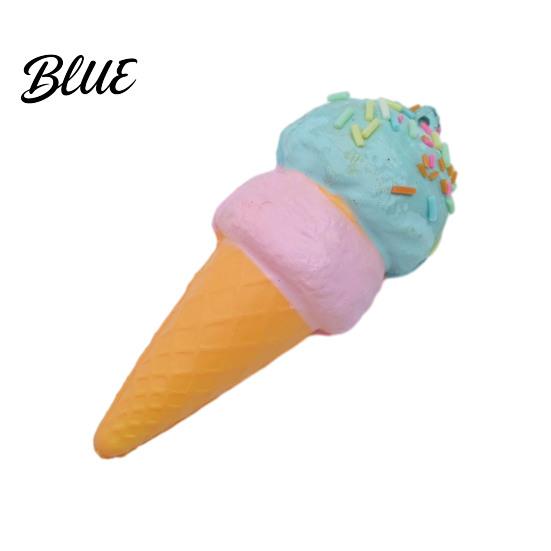 Ice Cream Squeeze Ball Cone Toy Simulated Fidget Slow Portable Stress Reliever Rebound Anxiety Relief Soft Stretch Sensory Calming Desk