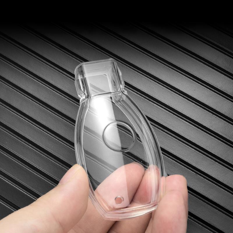 TPU pouzdro na dálkový ovladač na klíče do auta kryt Shell Fob pro Mercedes Benz třídy ABCER GLS GLA GLK GLC CLS CLA AMG W204 W205 W212 W463 W176