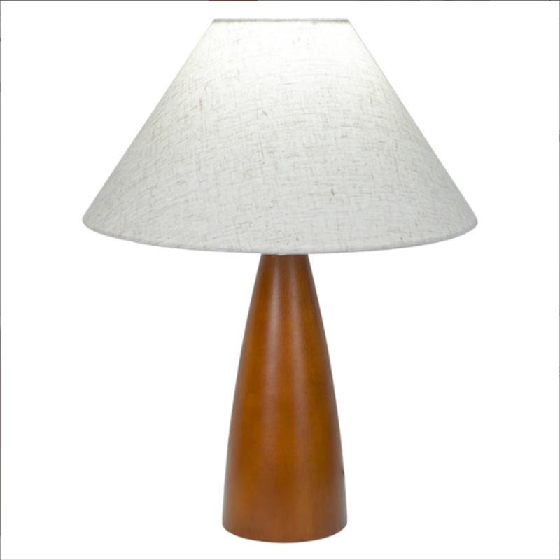 SLYC Wabi-Sabi Mid-Century Solid Wood Bedside Lamp
