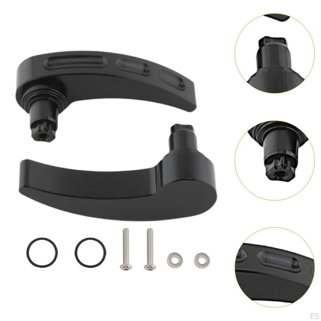 Saddlebag Latch Kit Parts for Touring Models Ultra Limited Street Glide Silver