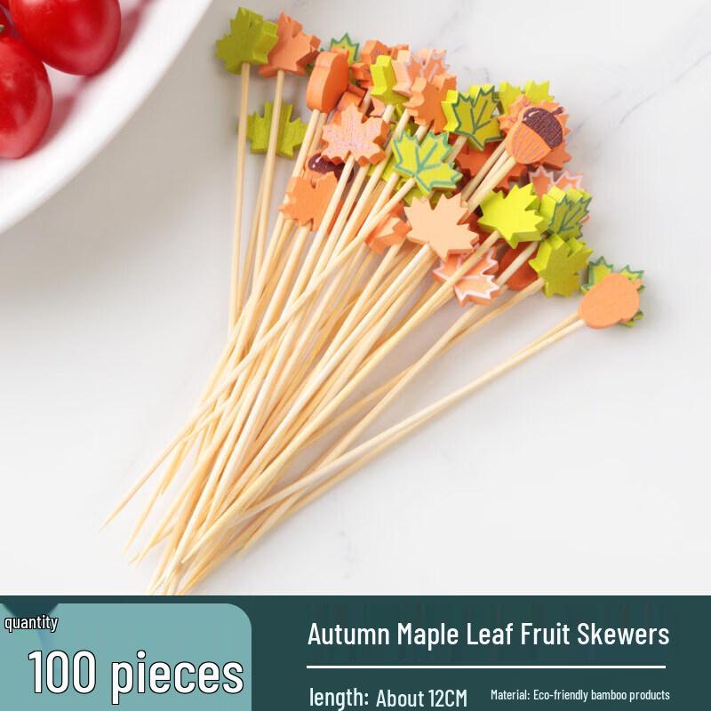 Disposable Bamboo Fruit Skewers & Picks