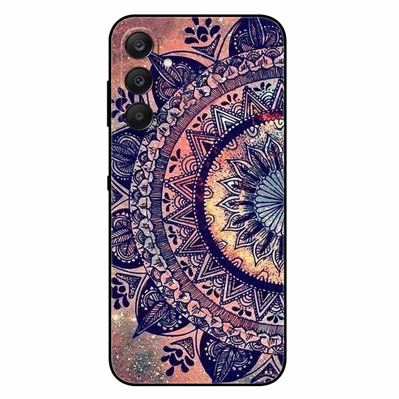 For Samsung A17 5G Case Black Silicone Soft Fashion Animal Back Cover For Samsung Galaxy A17 5G TPU Coque Cute Protective Bumper