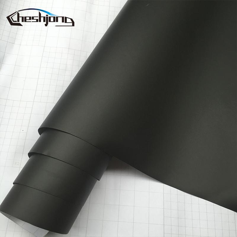 30/40/50/58cmx152cm Svart Matt Vinyl Bilfolie Svart Matt Film Bildekal Motorcykel Skoter DIY Styling