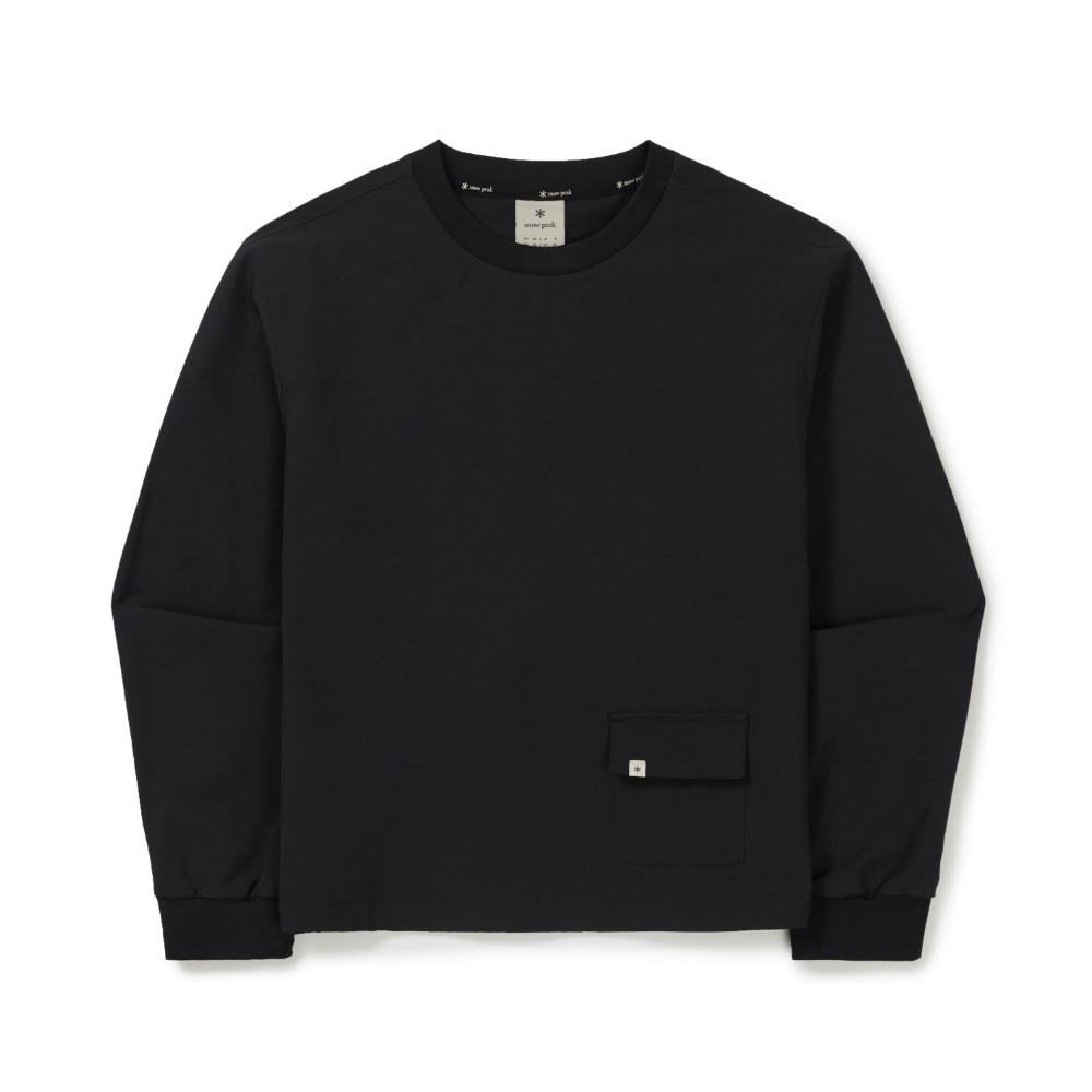[Snowpeak] Lago Women's Sweatshirt Black (S26SWTHT27)