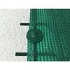 Fixations Brise vue GRIPNET, Traités anti-UV pour panneaux grillagés (diamètre tige 5mm) | Lot de 30 Pièces, Couleur Vert.
