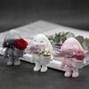 Silicone Mold Compatible for DIY Resin,Plaster,Clay Casting - Rabbit,Flower Basket,Bucket&Ornament Molds for Handmade Crafts