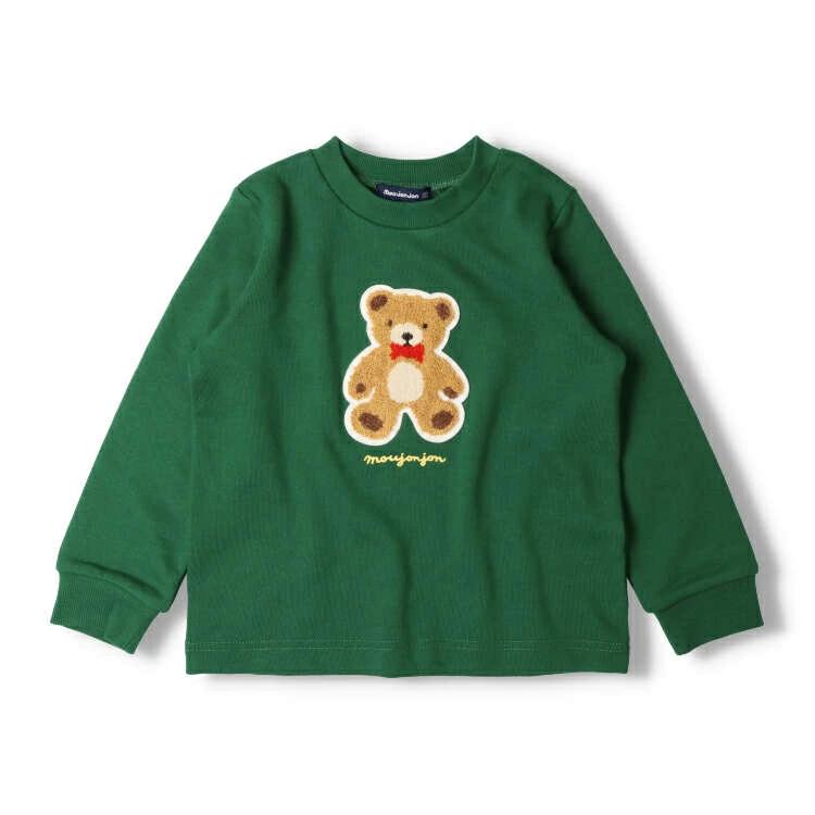 [Children's Clothing] Moujonjon (Moojeongjeong) Bear Sagara Embroidered Fleece Sweatshirt 80cm-140cm M60602