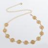 Women's High-end Waist Chain Women's Retro Belt Versatile Rhinestone Waist Chain Butterfly Flower Women's Waist Chain