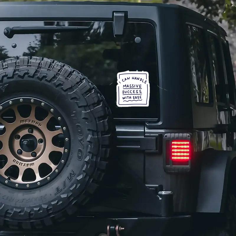 I can Handle massive success stickers, motivational stickers, funny inspirational for Water Bottles, tumbler stickers, laptop sticker