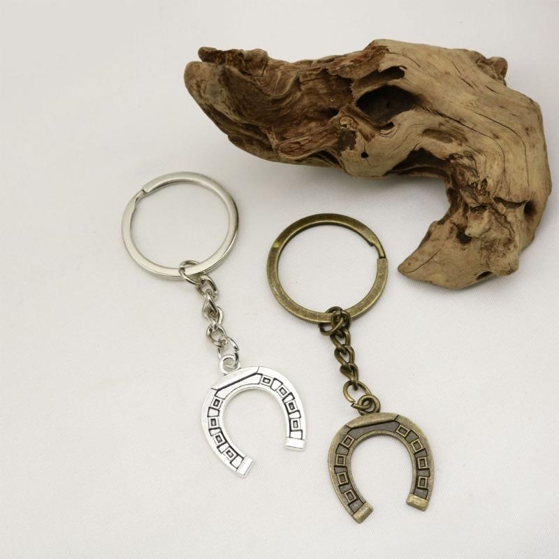 Convenient Metal Horseshoe Key Ring Featuring Clip Mechanism for Easy Key Attachment in Busy Lifestyles