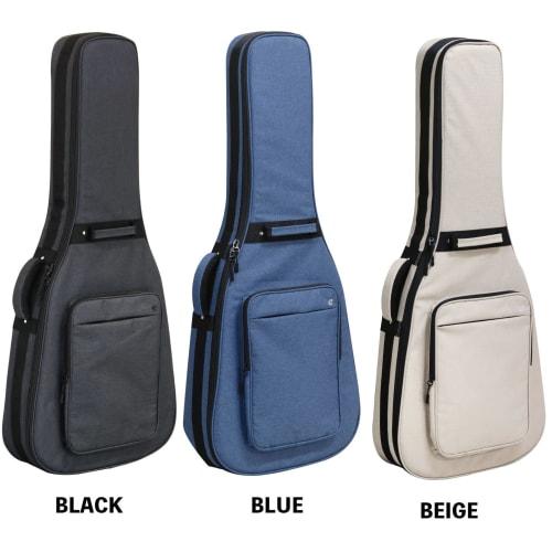 Kikutani Gig Bag for Semi-Acoustic Guitars, 20mm Thick Cushion, Blue, GVB-60SA BLU