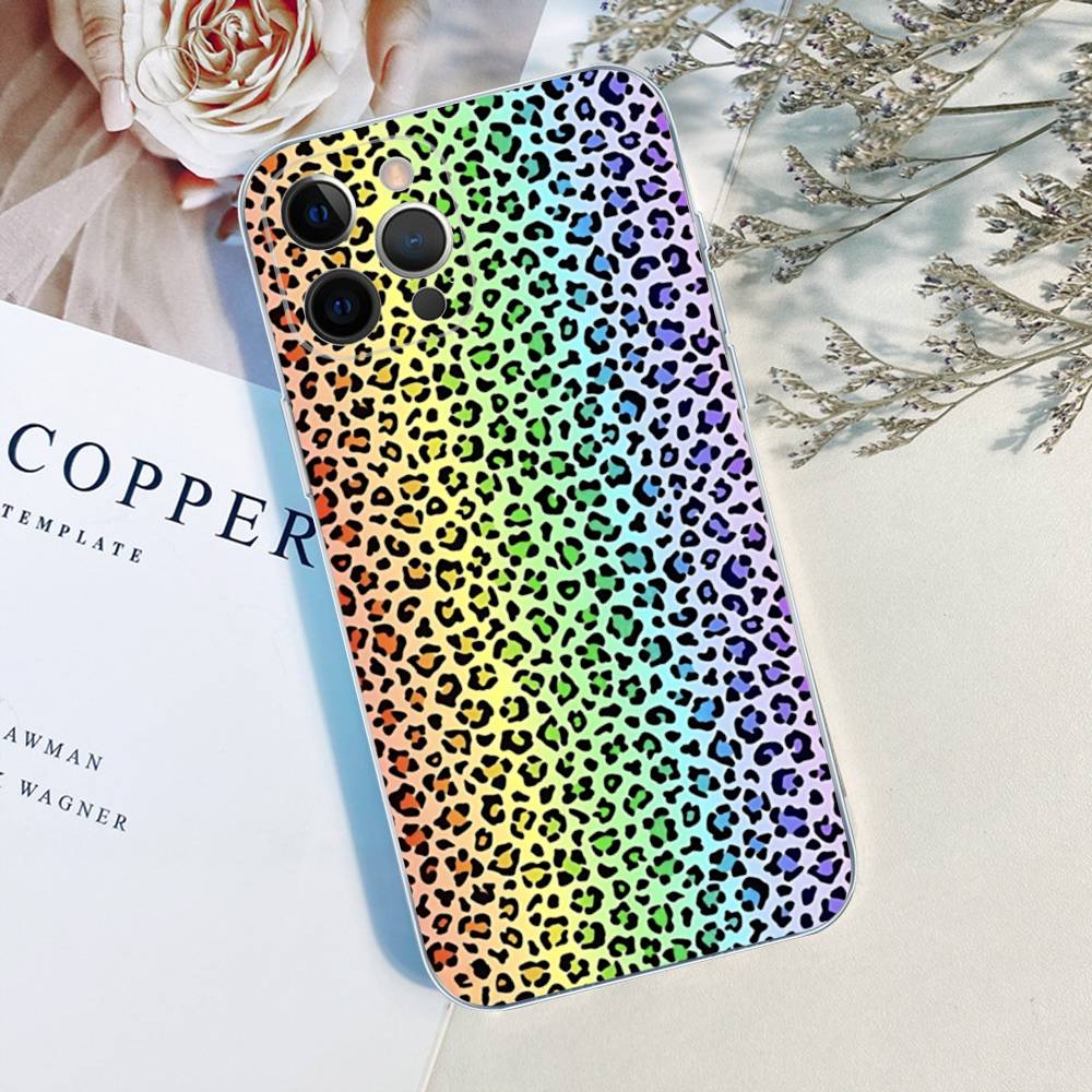 Classic Leopard Cheetah For IPhone 17 16 15 14 13 12 11 Pro Max Plus Transparent Soft TPU Phone Cover