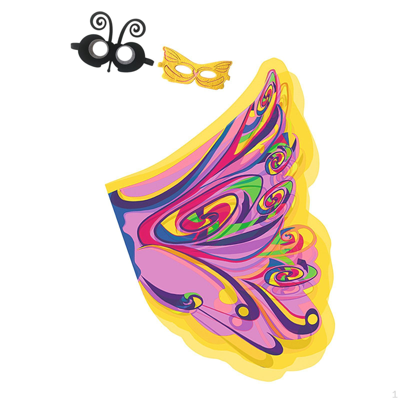 

Бабочка для Детей Костюм Плащ Фестиваль Маскарад Multicolor