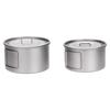 Convenient Outdoor Bowls Light Weight Portables Tablware Handle Cookware Outdoor Dining Gears