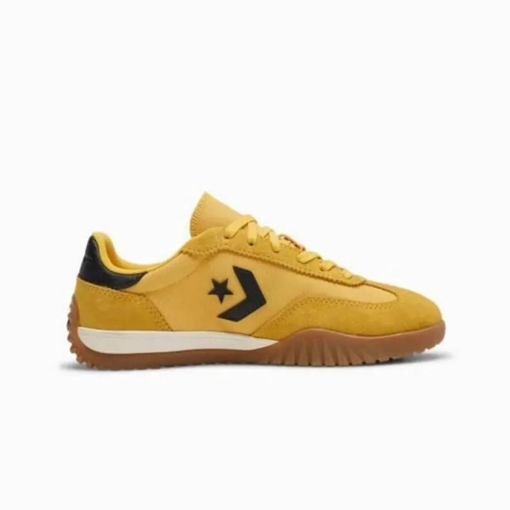 Converse Run Star Trainer OX Suede Gold Palm Low-Top Canvas Shoes A16659C 155603 235
