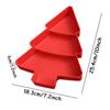 Creative Christmas Tree Shapes Candies Snacks Nuts Dried Fruits Plastic Plates Snack Bowls Christmas Wedding Party Decorations