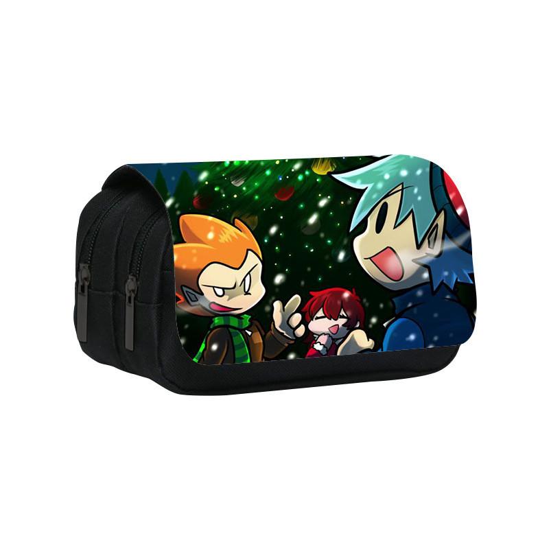 Friday Night Funkin Pencil Case With Nylon Material And Spacious Storage For Students