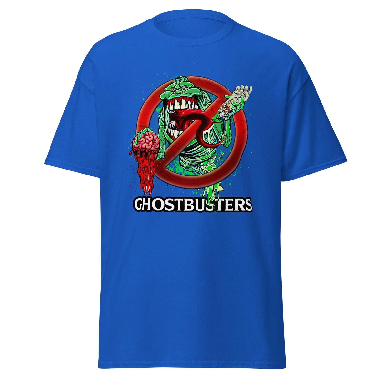 Men s and Women s T-shirts Ghostbusters Slimer T-Shirt - Embrace the Slimy Side of Ghostbusting L