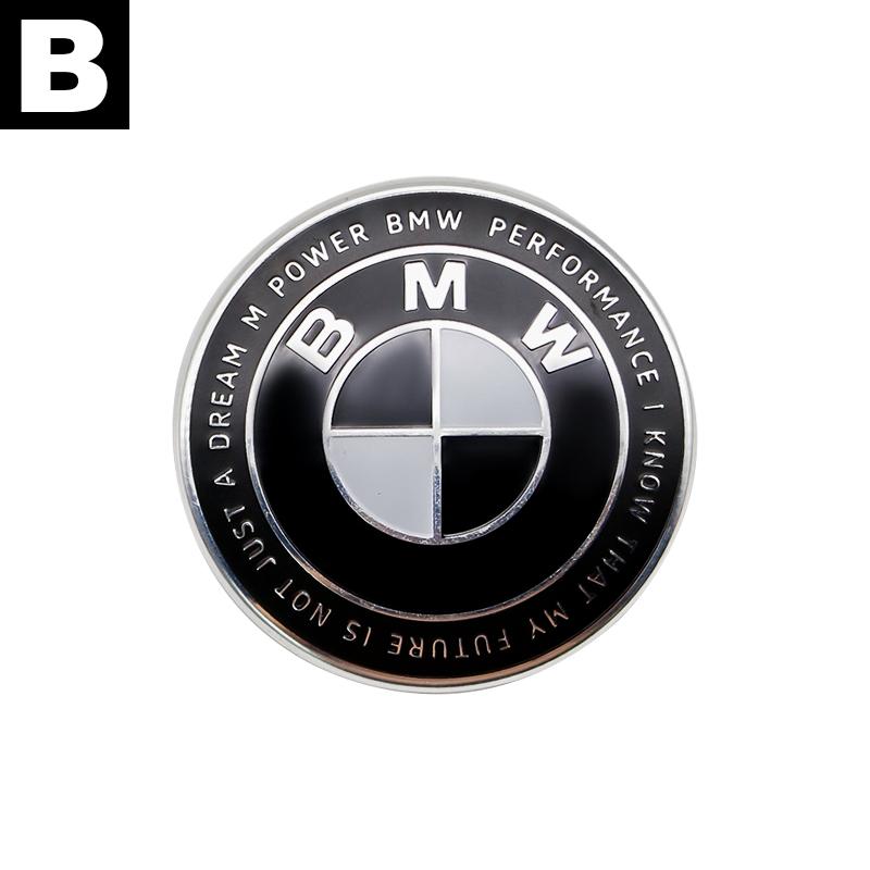 3D ABS Front Grille Badge For BMW M Logo X1 X2 X3 Emblem X4 X5 X6 F48 G01 E84 E46 E83 F39 F30 Vehicle Exterior Tuning Accessorie