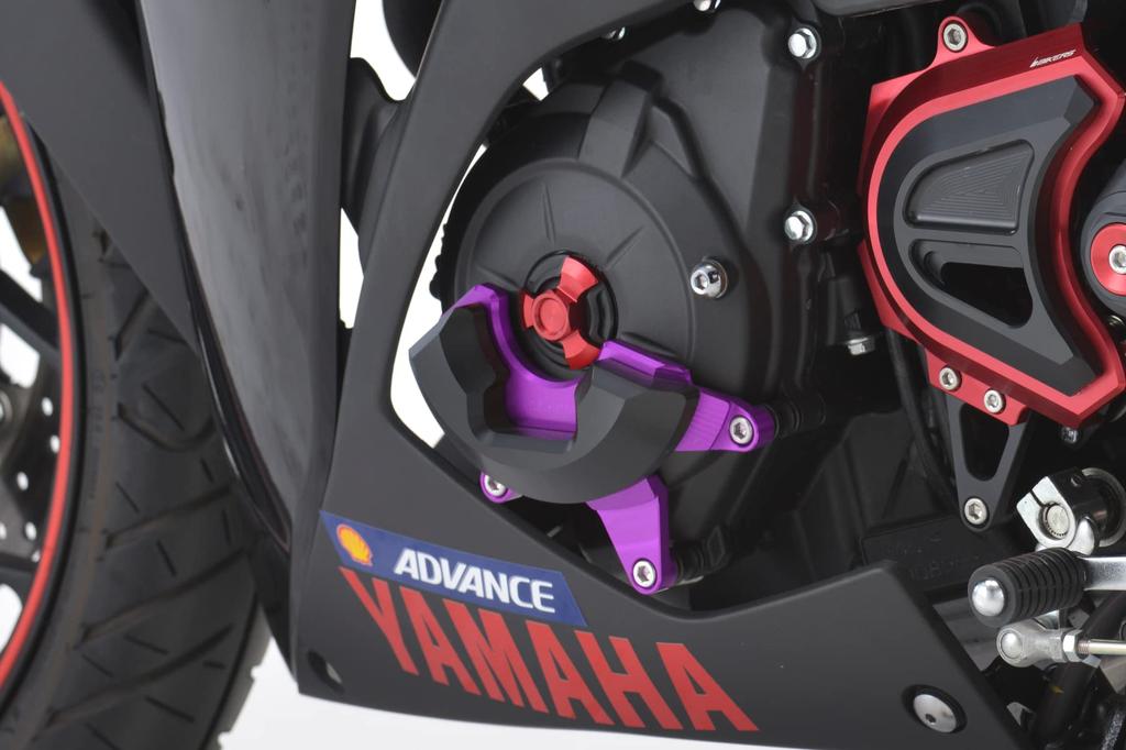 BIKERS Engine Guard Left Side Aluminum Purple YZF-R25 MT-25 BK-Y182-PUR