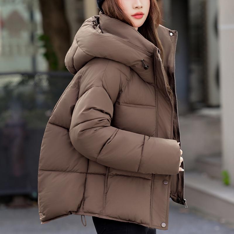 Fashion Women's Coats Winter Short Parkas Hooded Casual Loose Thick Warm Outerwears Women Jackets