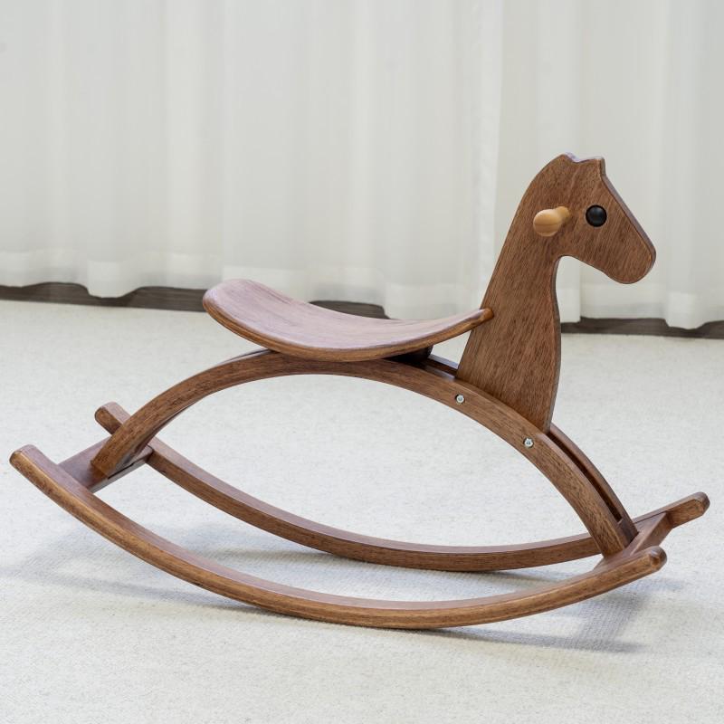 

Детское деревянное кресло-качалка в скандинавском стиле - Идеальный подарок на первый день рождения ребенка
