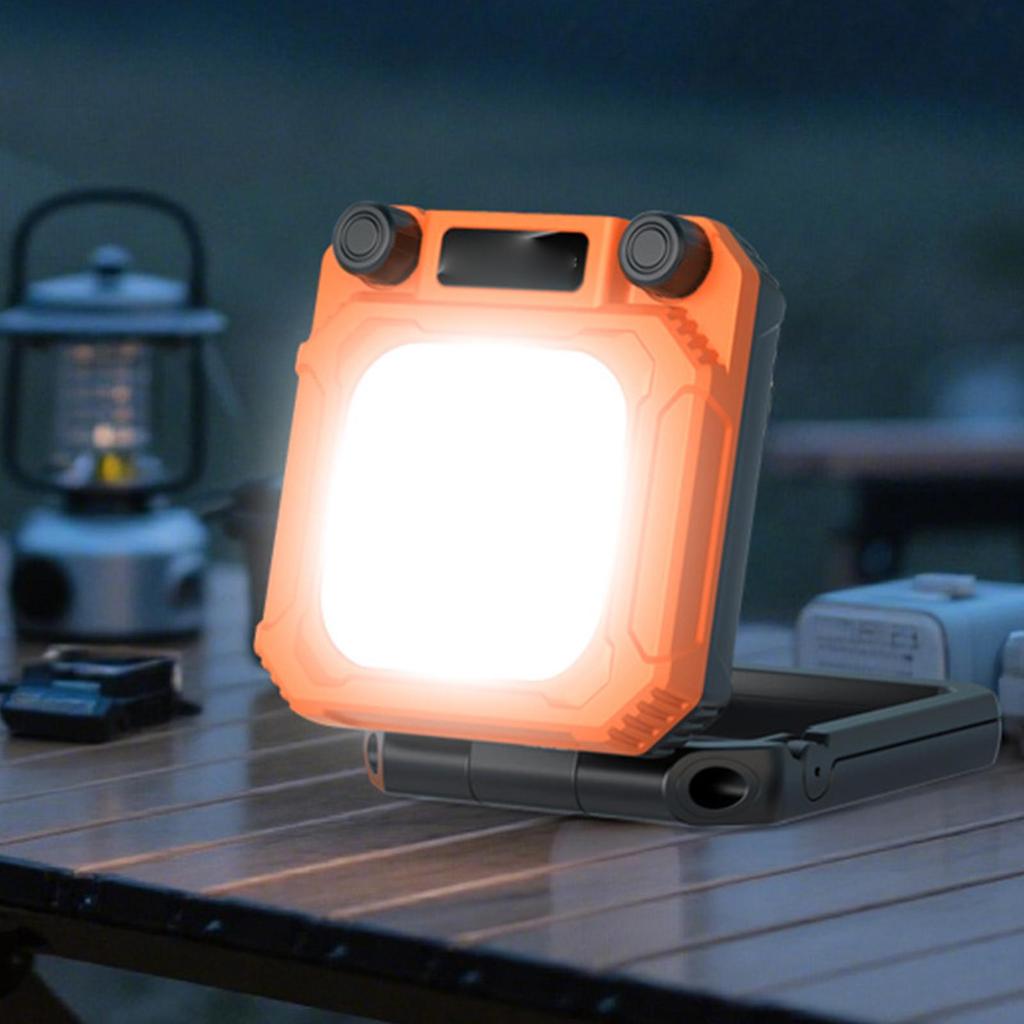 Camping Lantern 3200mAh Magnetic Flashlight Folding 3200mAh Lights For Camping With LCD Display For Outdoor Patio Tent Porch
