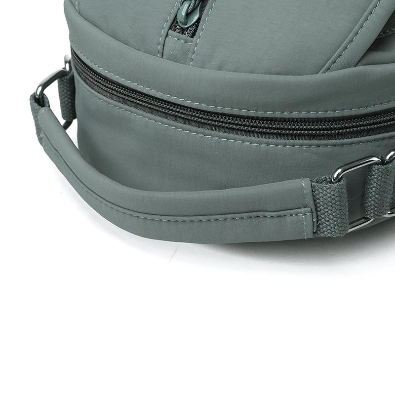 Women Mini Convertible Nylon Backpack Multi Pocket Crossbody Bag Top Handle Shoulder Bag  for Daily Use Travel Shopping Holiday Gifts