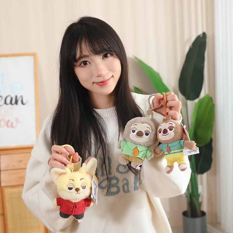 Animal Zootopia Sweet Plush Keychains Featuring Judy And Nick Perfect For Occasion Any