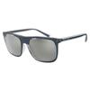 ARMANI EXCHANGEAE Fashion Plate Sunglasses Square Sunglasses Unisex Couple Grey
